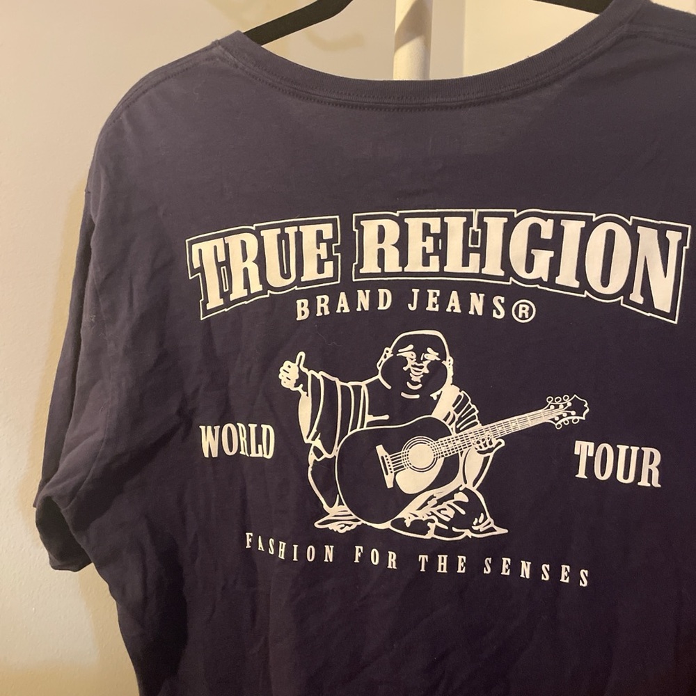 True Religion Dark Blue Graphic Tee